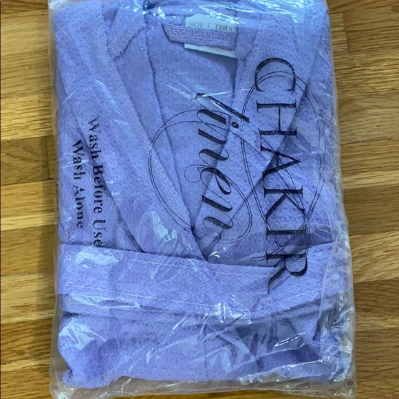 CHAKIR KIDS HOODED Waffle Kids Robe, Kimono Size L - Picture 5 of 5